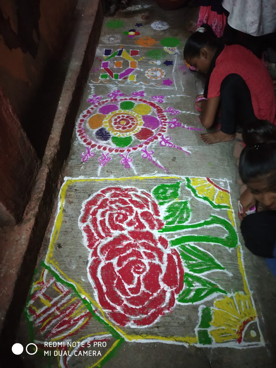 Rangoli and Diya 2018